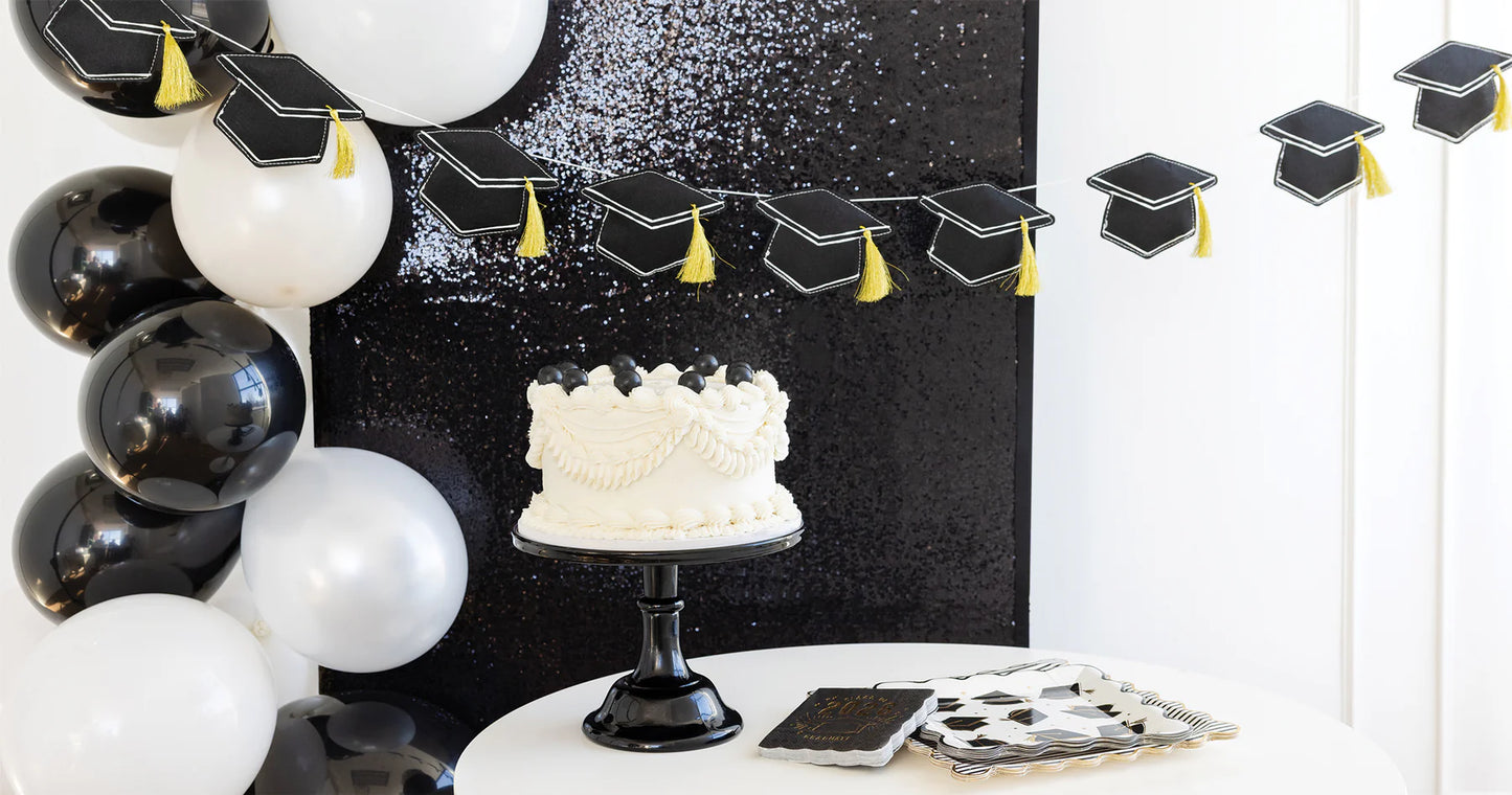 Puffy Felt Grad Hat Banner