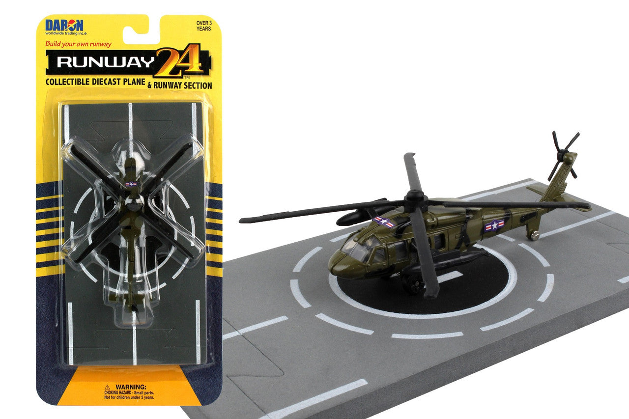Runway Black Hawk Helicopter