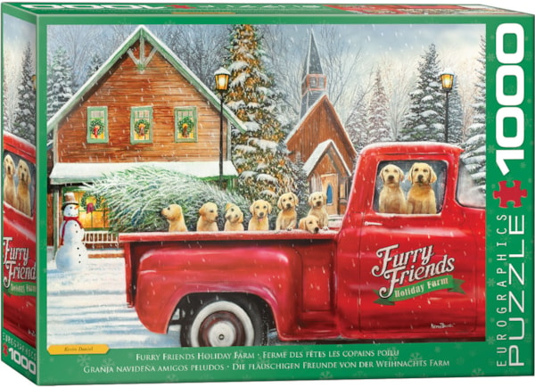 Furry Friends Holiday Farm Puzzle