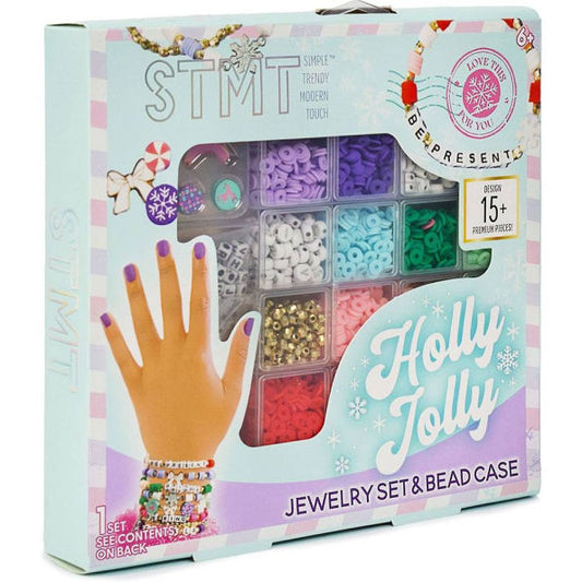 Holly Jolly Jewelry Case and Bead Set