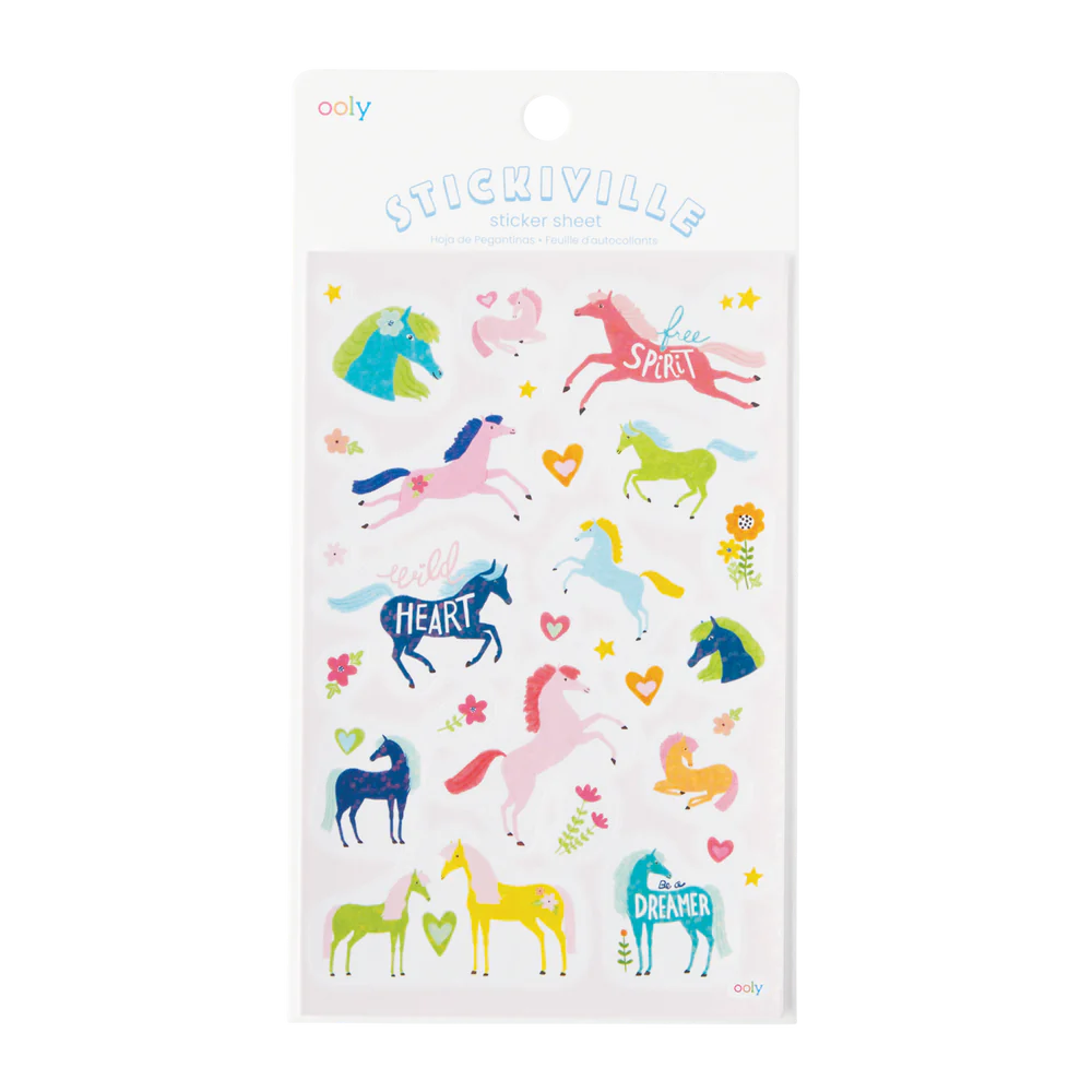 Stickiville Wild Horses Stickers