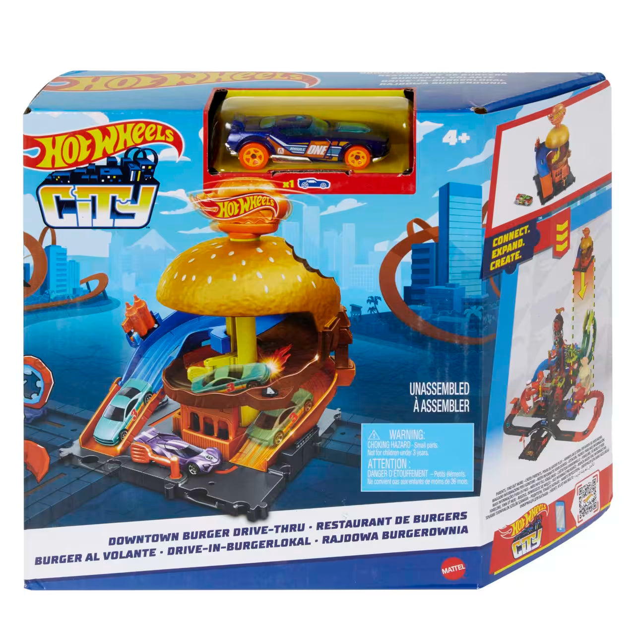 Hot Wheels® City Burger Drive-Thru Playset