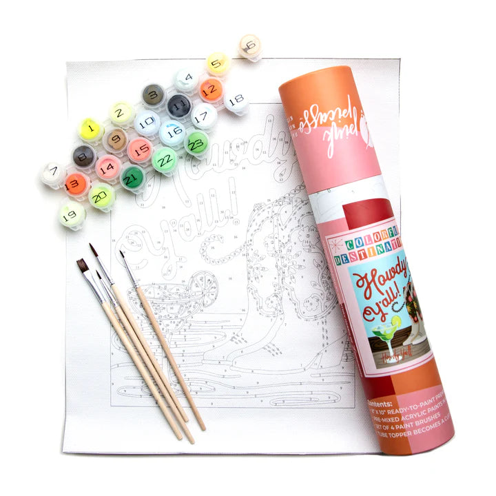 Paint By Numbers - Howdy Ya'll