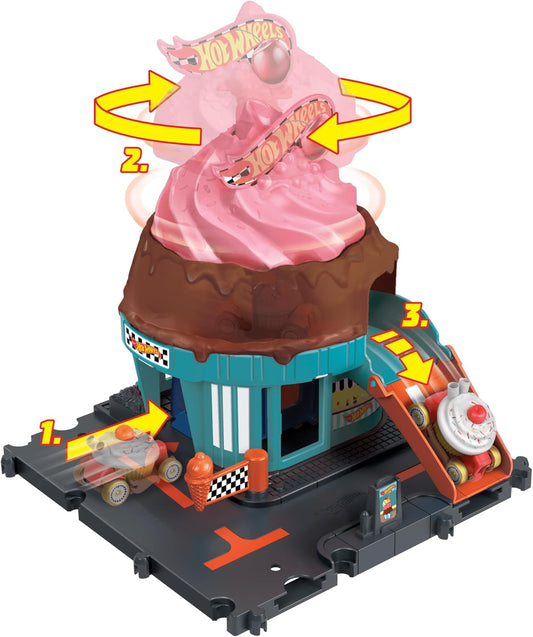 Hot Wheels® City Downtown Ice Cream Shop