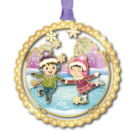 Ice Skating Child Ornament