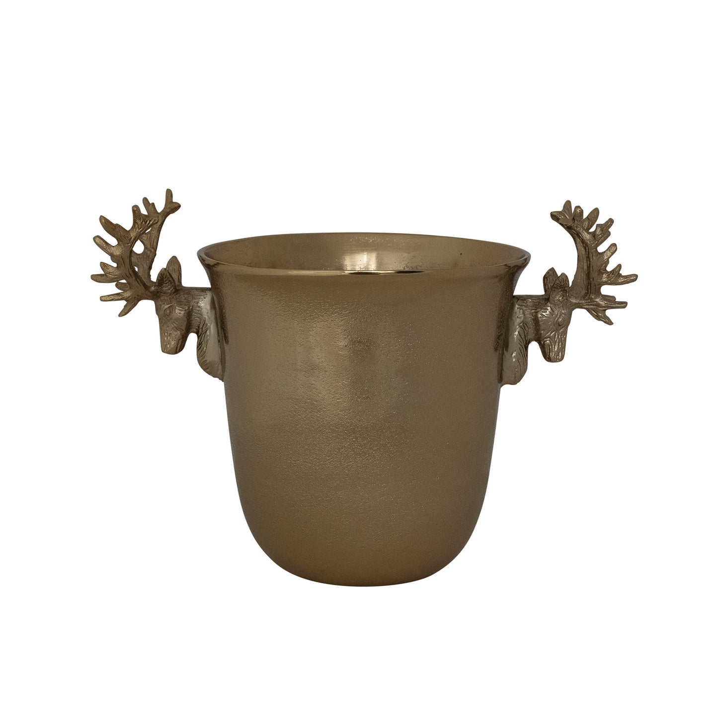 Gold Reindeer Ice Bucket
