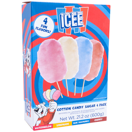 ICEE Cotton Candy Sugars (4 pack)