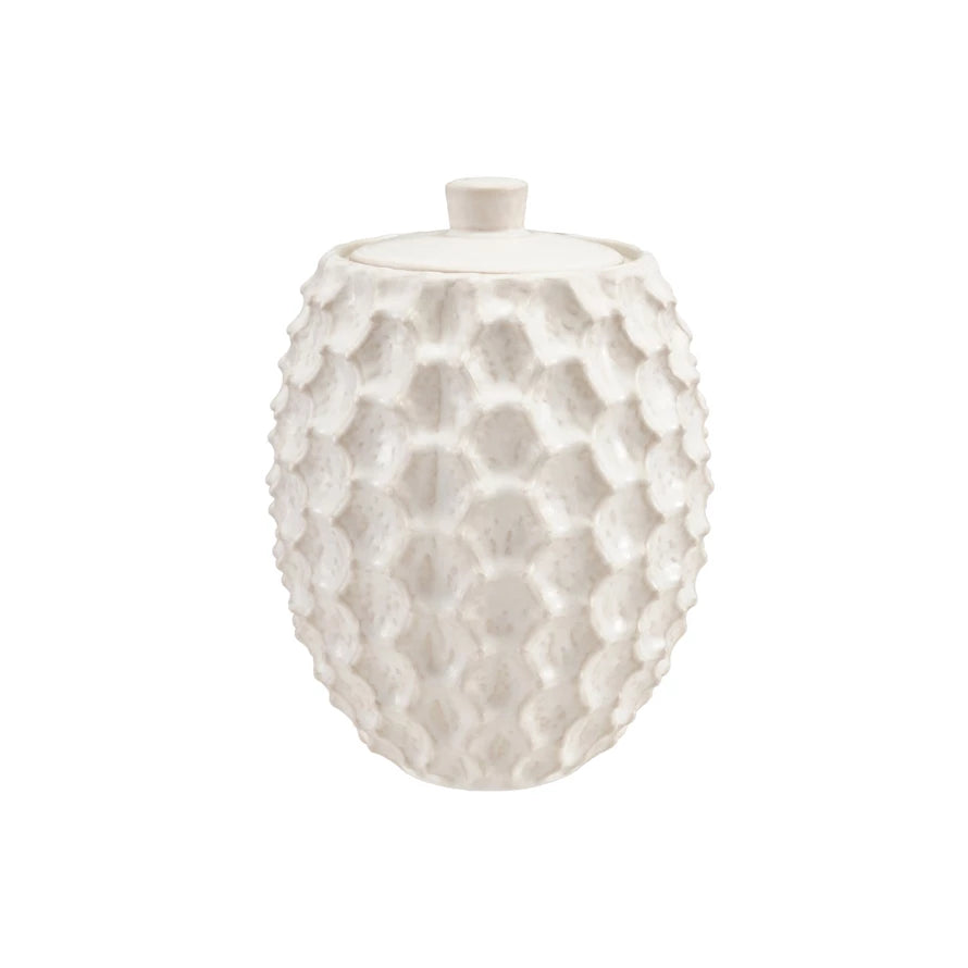 Stoneware Sculptural Jar