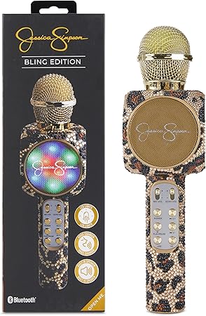 Jessica Simpson Brown Leopard Bling Microphone