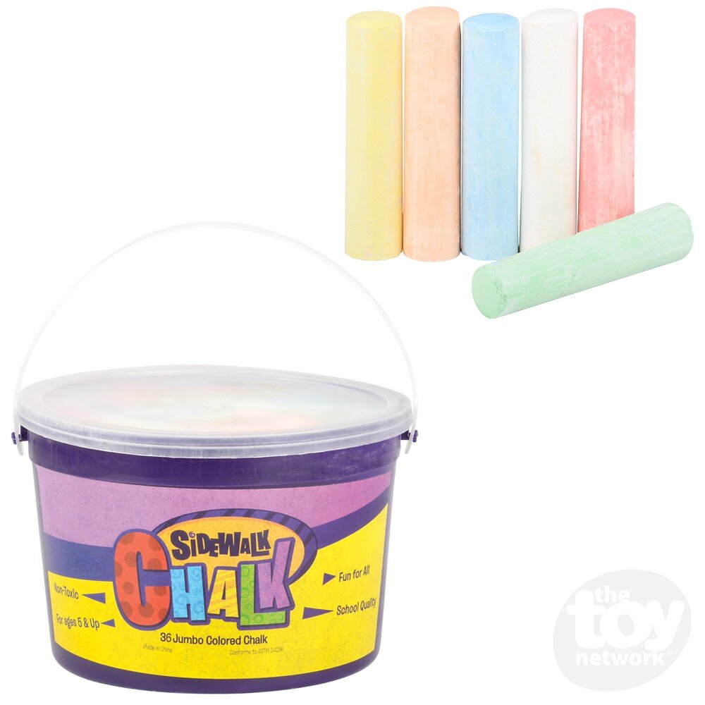 Jumbo Chalk in a Bucket