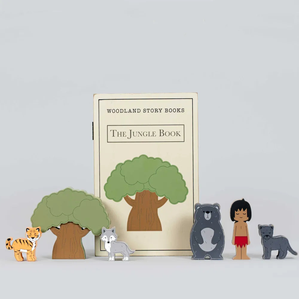 Wood Story Book - Jungle Book