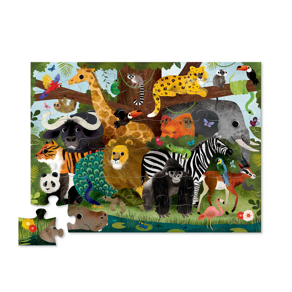 Jungle Friends Puzzle 36pc