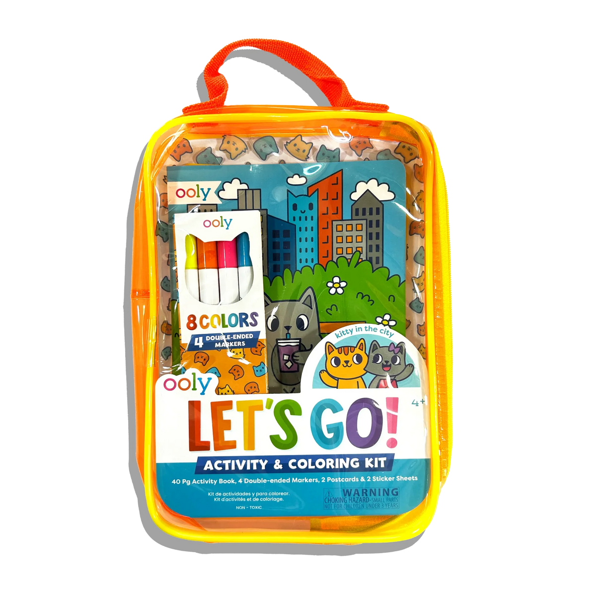 Let's Go!: Activity & Coloring Kit - Kitty In The City
