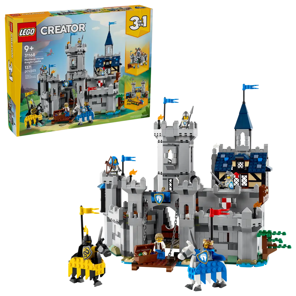 Medieval Horse Knight Castle