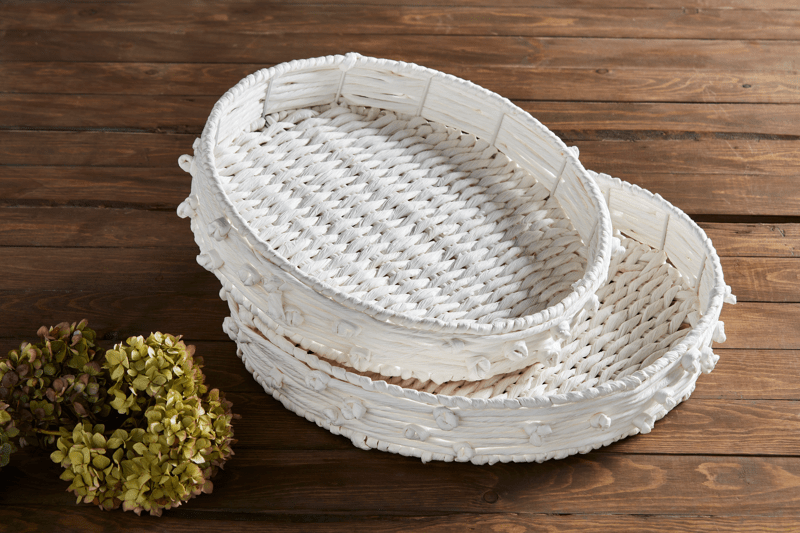 Knotted Rope Tray Set