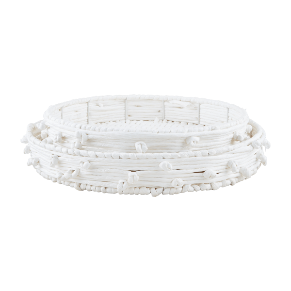 Knotted Rope Tray Set