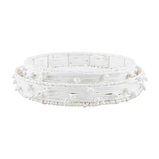 Knotted Rope Tray Set