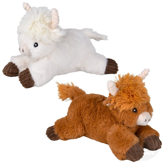 8" Laying Highland Cow