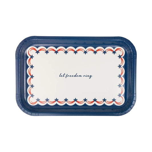 Let Freedom Ring Paper Plates
