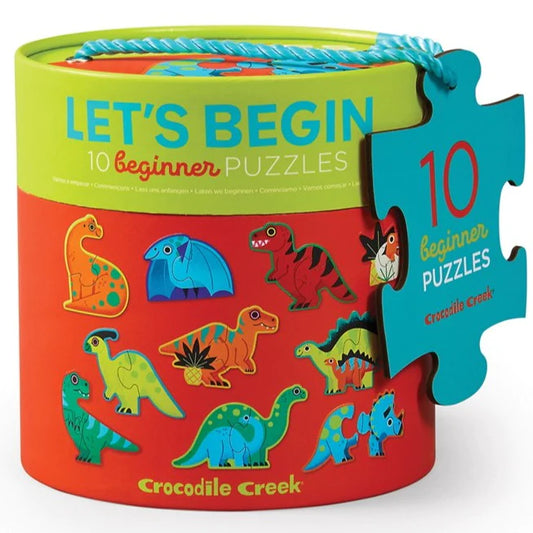 Let's Begin 2pc Dinosaurs Puzzles