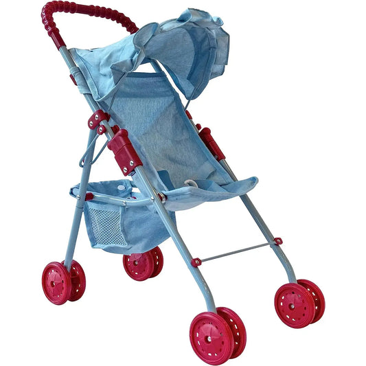 My First Doll Stroller - Light Denim