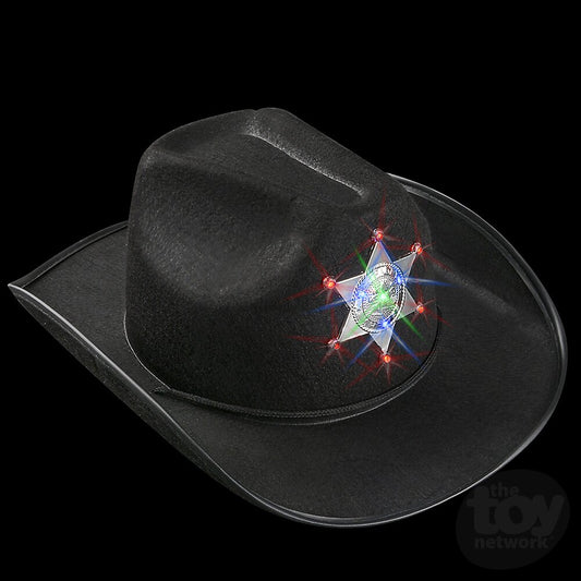 Light Up Sheriff Cowboy Hat