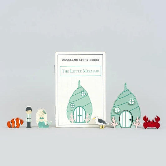 Wood Story Book - Little Mermaid