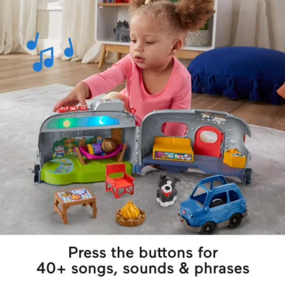 Little People Light-Up Learning Camper