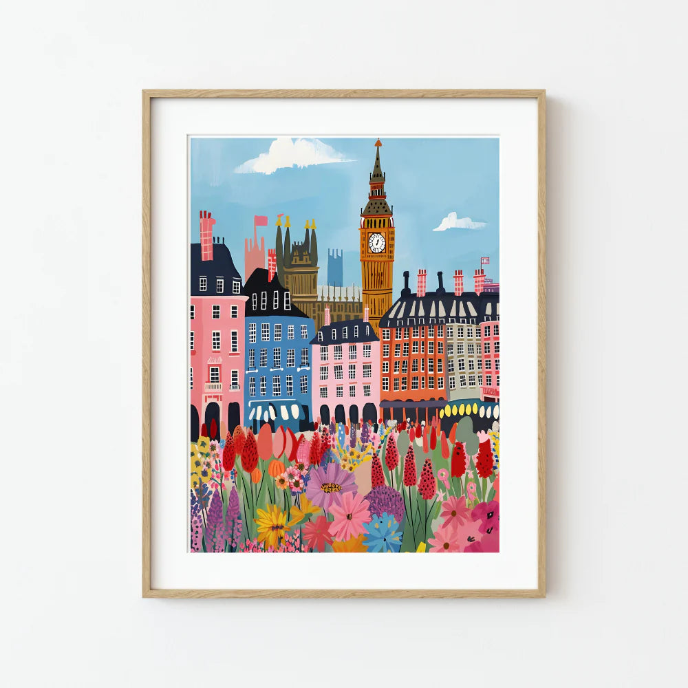 Paint By Numbers - Flower Market - London