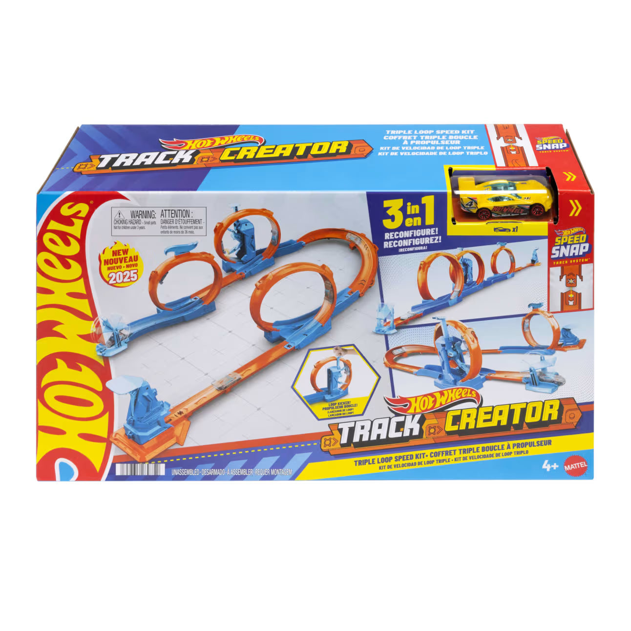 Hot Wheels® Track Creator Triple Loop Kit
