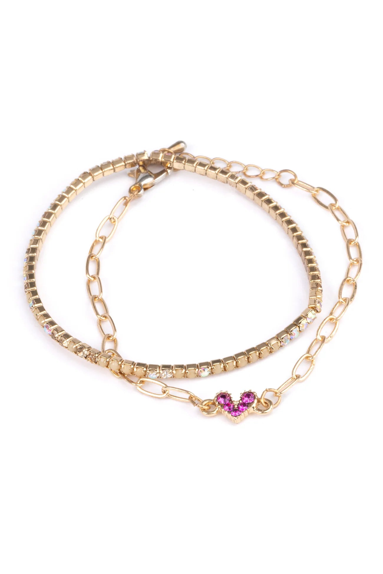 Boutique Chic Linked with Love Bracelet