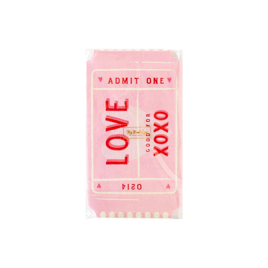 Love Ticket Paper Napkin