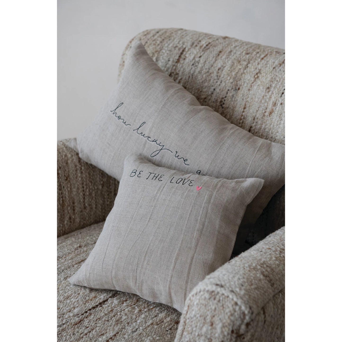 Be The Love Linen Pillow