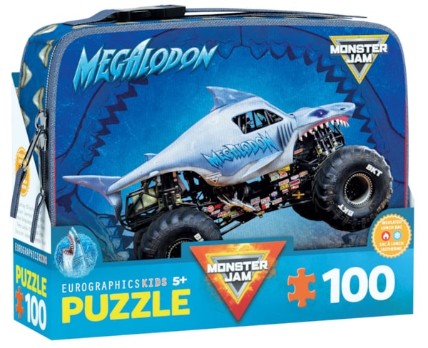 Megalodon Monster Jam Lunch Bag Puzzle