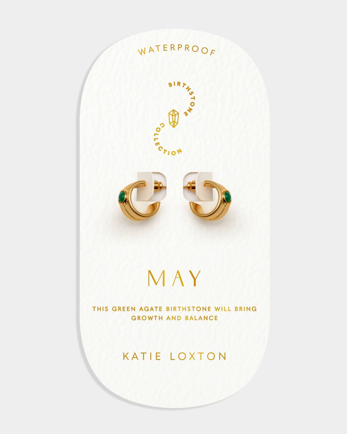 Katie Loxton Birthstone Hoop Earrings (ALL)