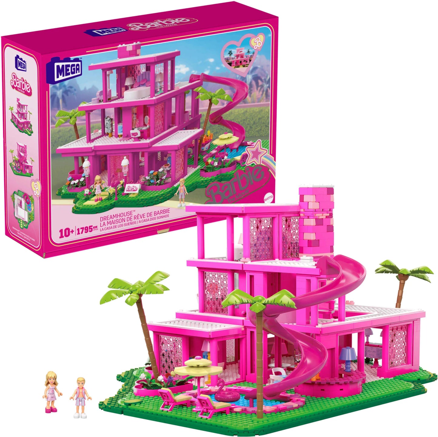 MEGA Barbie the Movie Replica Dreamhouse Building Kit