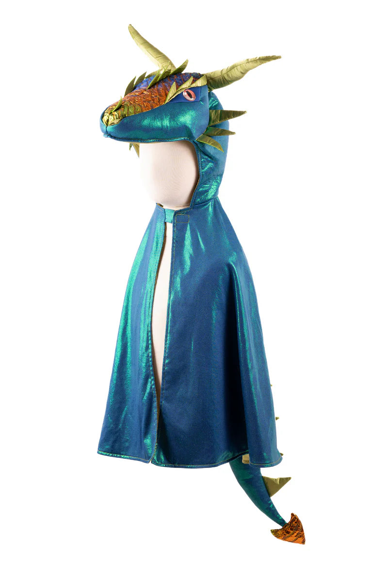 Metallic Blue Dragon Cape
