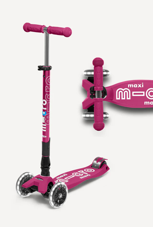 Micro Maxi Foldable LED Scooter
