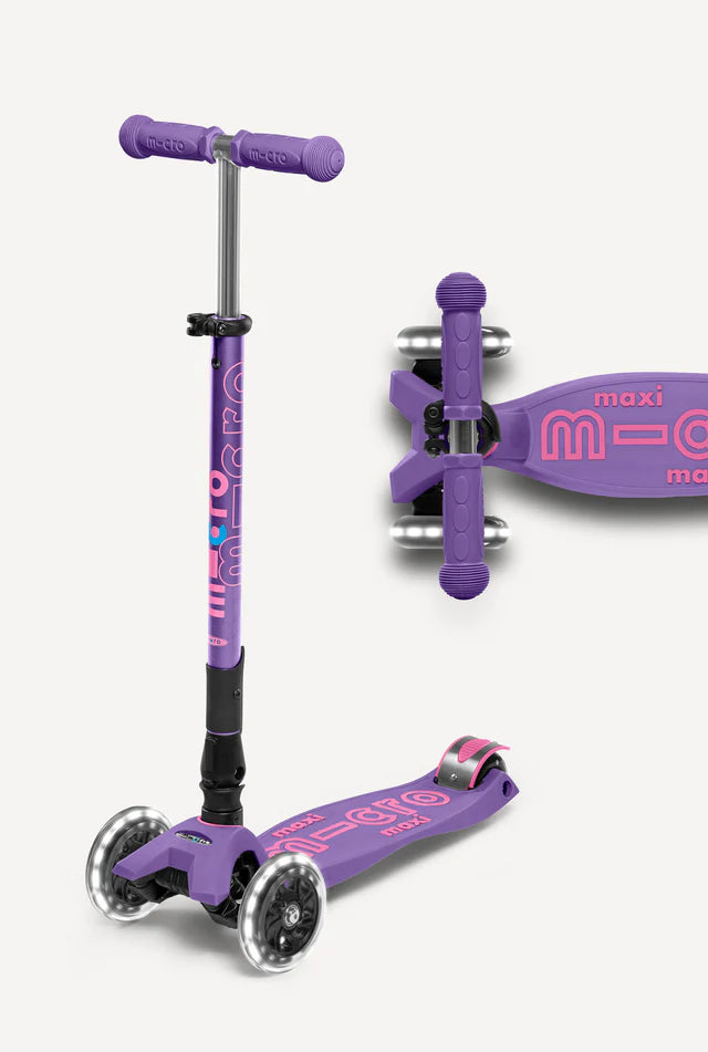 Micro Maxi Foldable LED Scooter