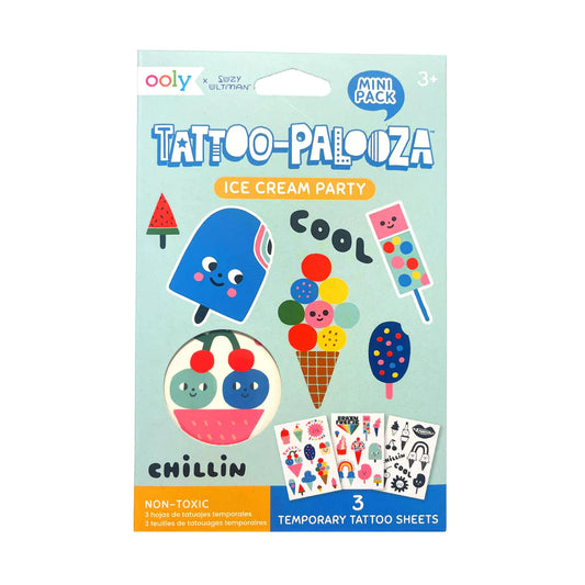 Temporary Tattoos Mini Pack - Ice Cream Party