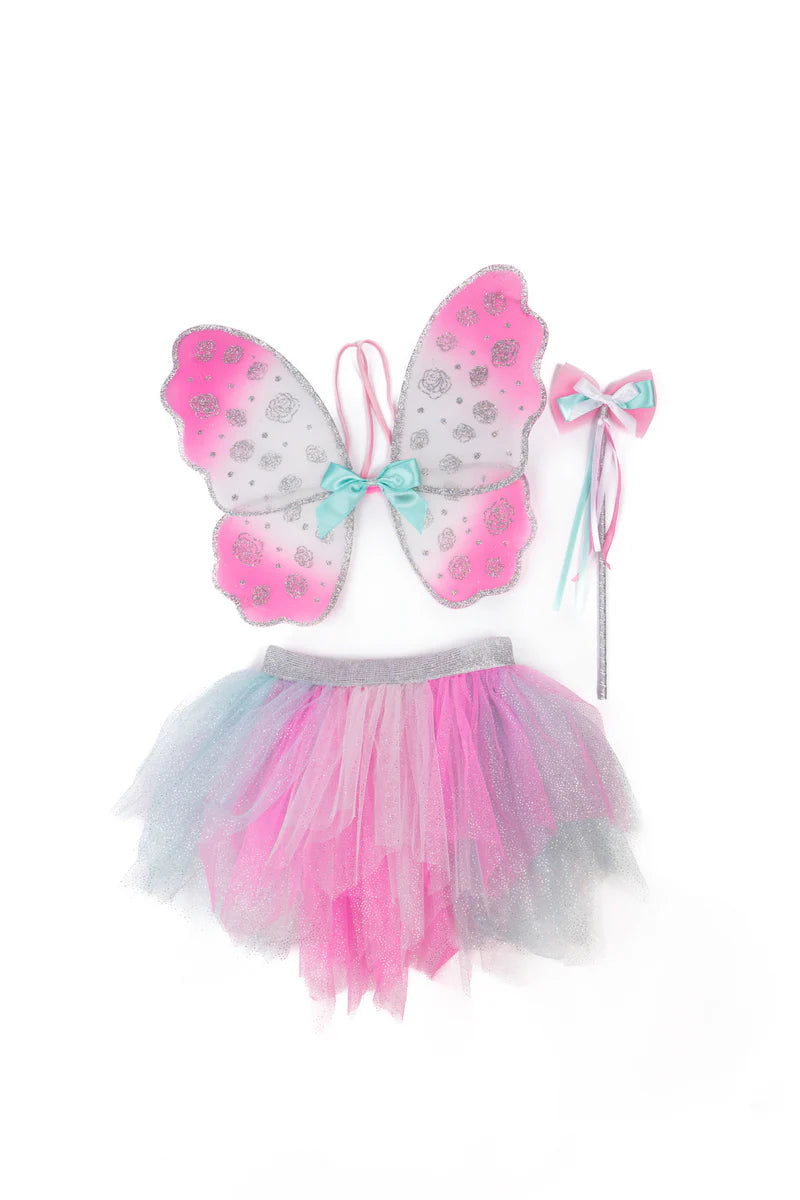 Think Mint Pink Skirt, Wings & Wand Set