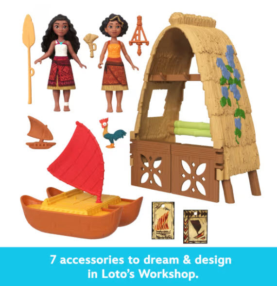 Disney Moana 2: Moana and Loto's Workshop Playset