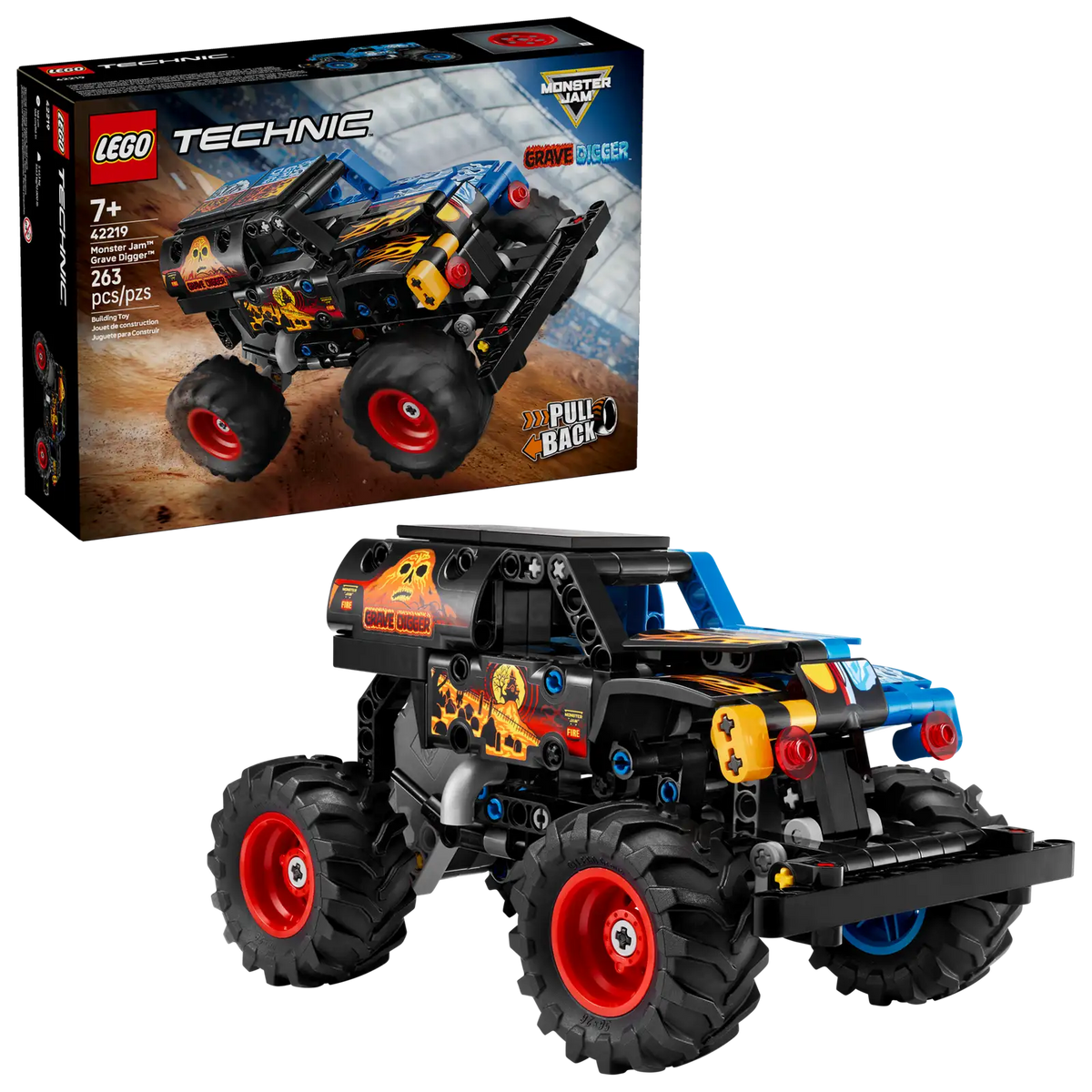 Monster Jam Grave Digger Fire and Ice