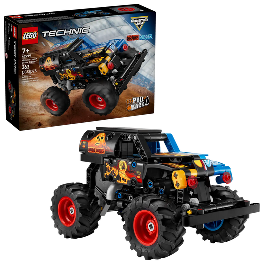 Monster Jam Grave Digger Fire and Ice