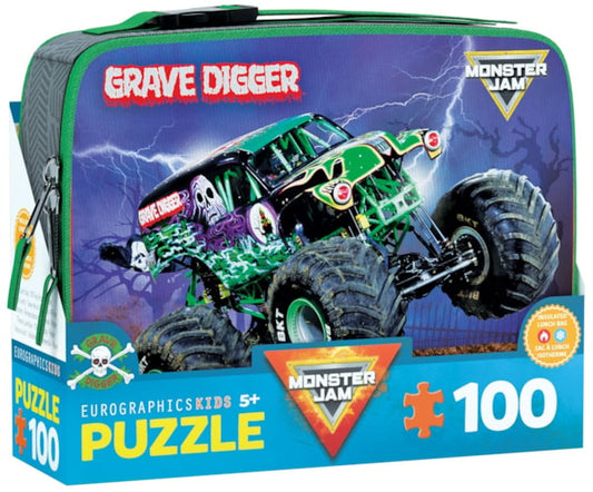 Monster Jam Grave Digger Lunch Bag Puzzle