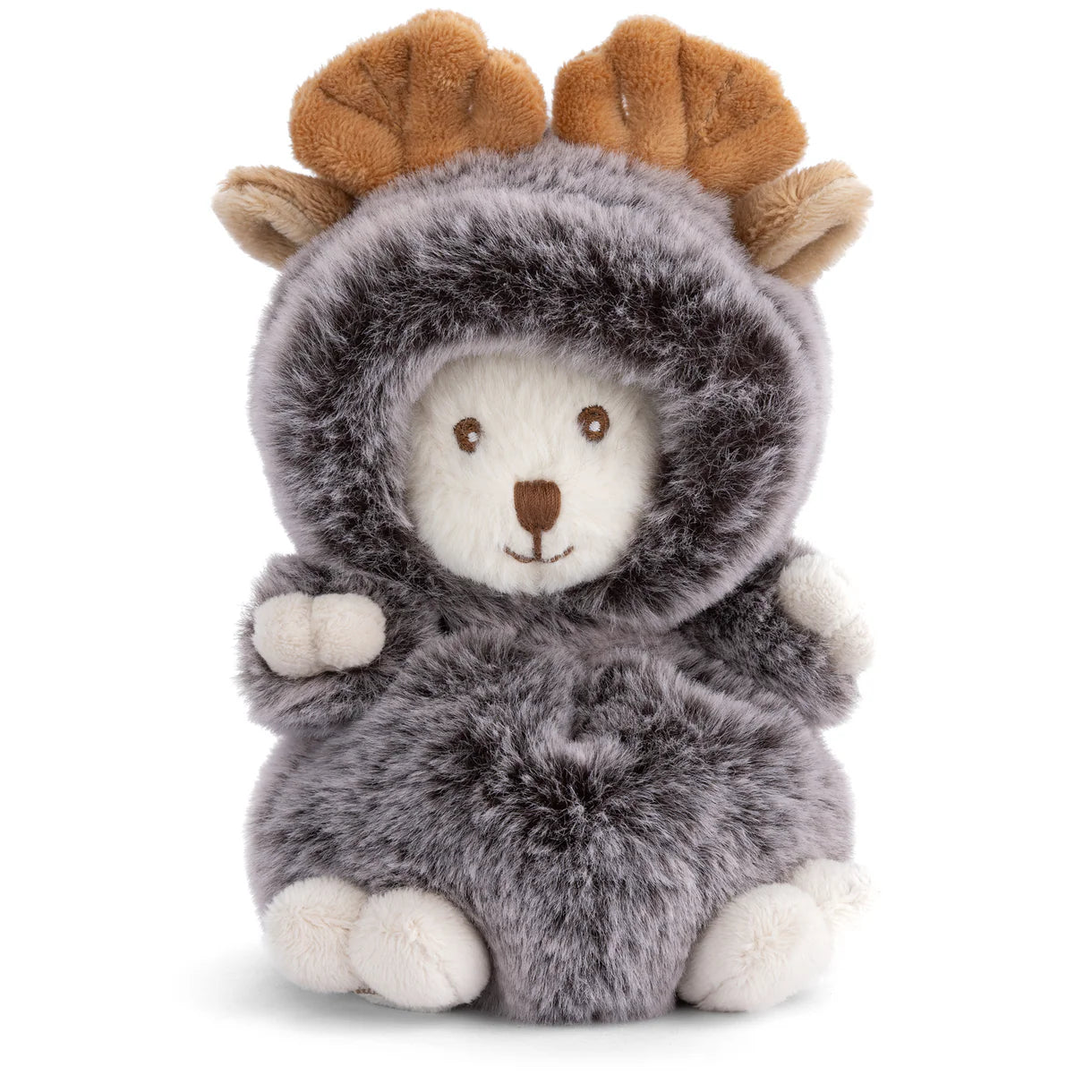 Ziggy Moose Grey Plush