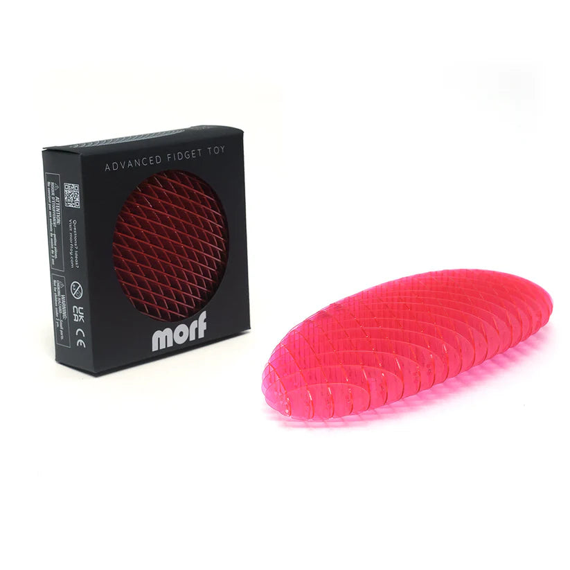 Morf Fidget Worm Pink Big