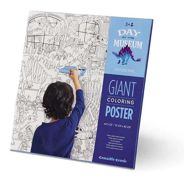 Giant Coloring Poster - Day at the Museum