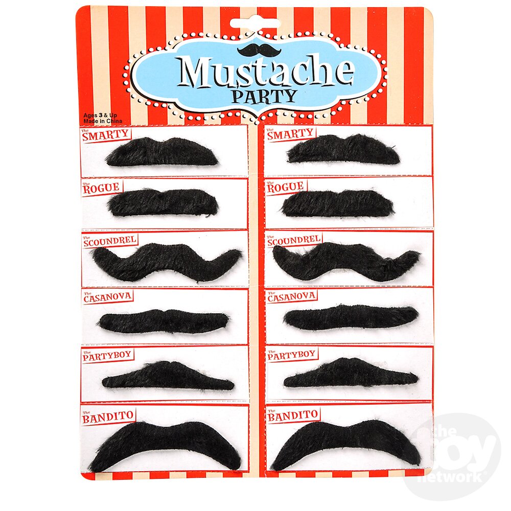 Mustaches 12pc