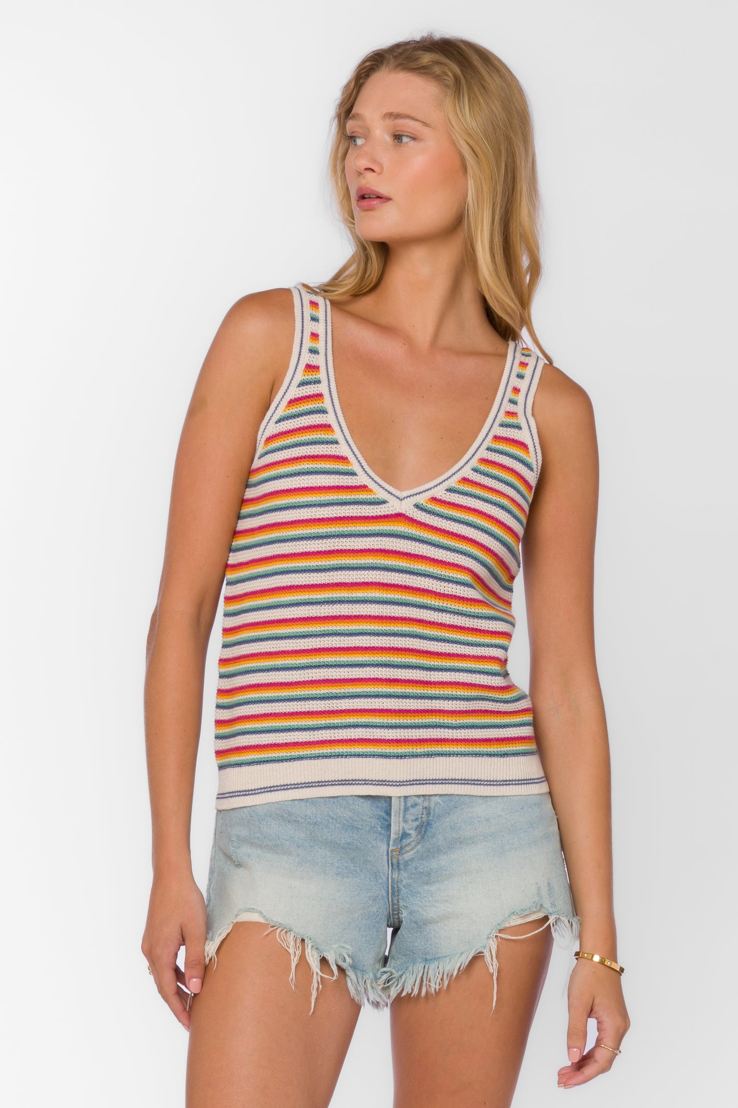 Nadia Sunny Stripe Tank